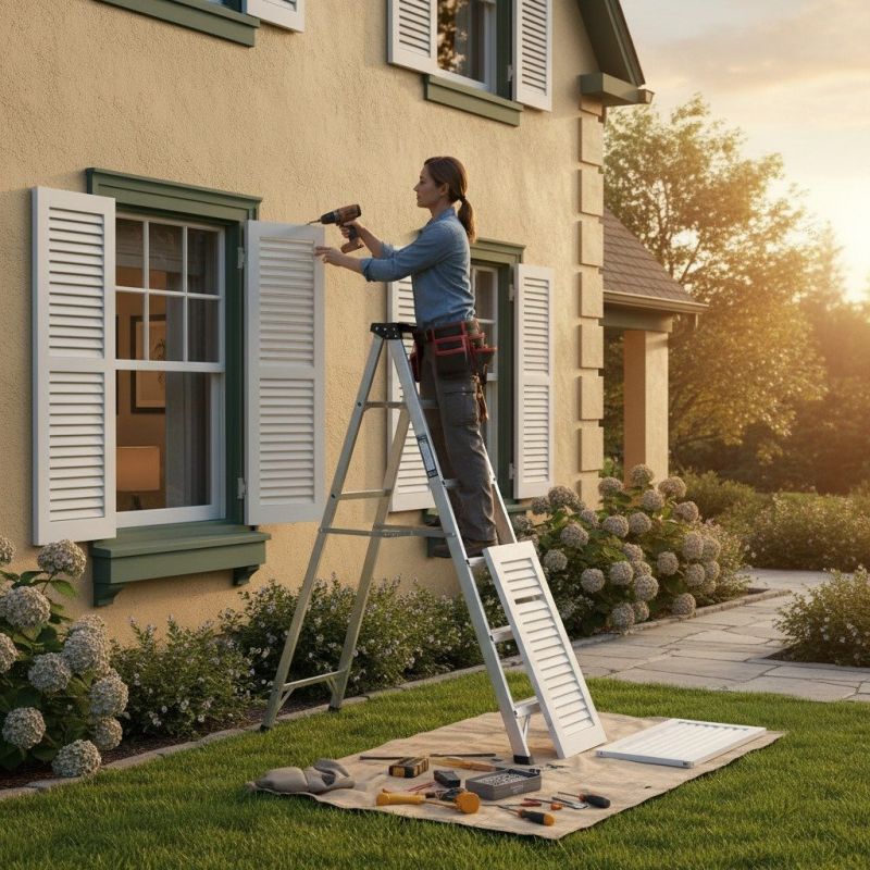 Exterior Shutters Painting